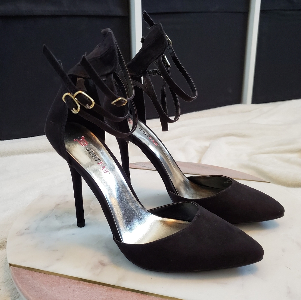 JustFab Strappy Heels